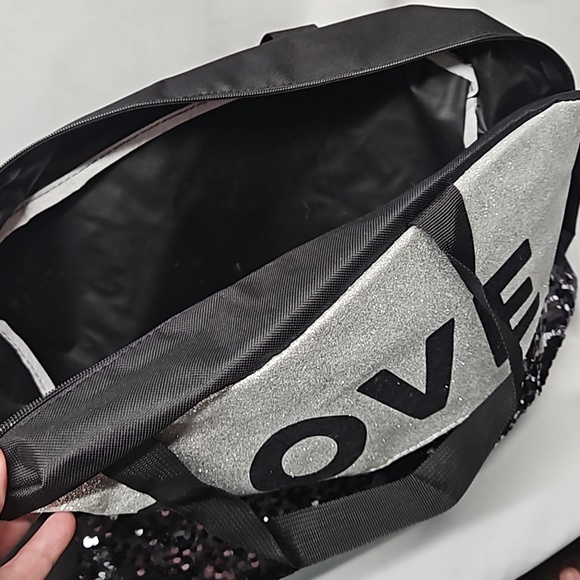 Pink Victoria’s Secret Duffle Bag With Sequions - Picture 2 of 3